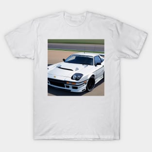 Vintage RX7 Car On The Track T-Shirt